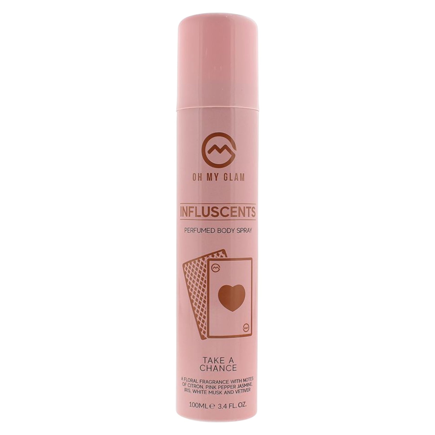 Oh My Glam, Influscent Take A Chance, Spray de corp, Mosc alb, 100 ml