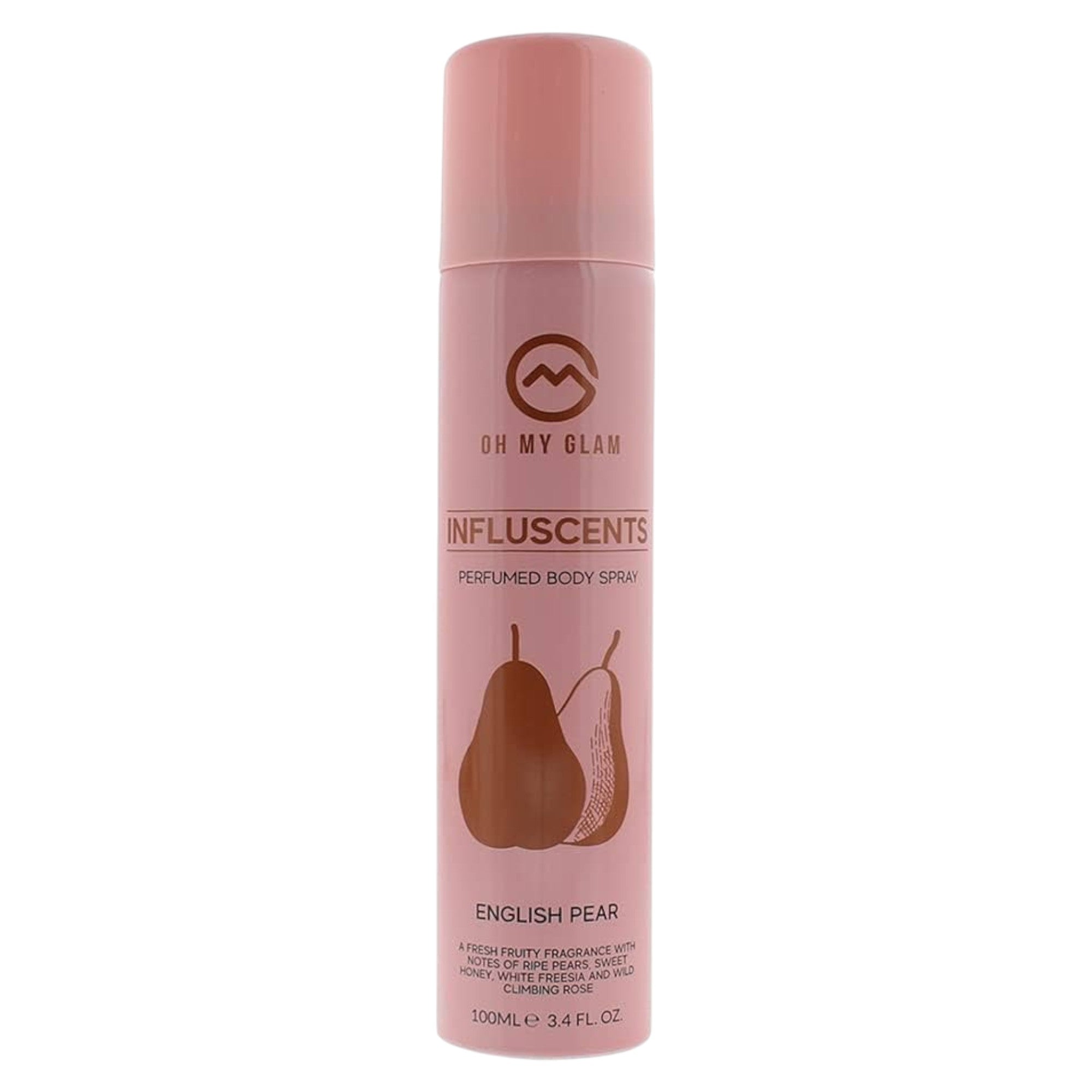 Oh My Glam, Influscents, Spray de corp, Pară englezească și frezie, 100 ml