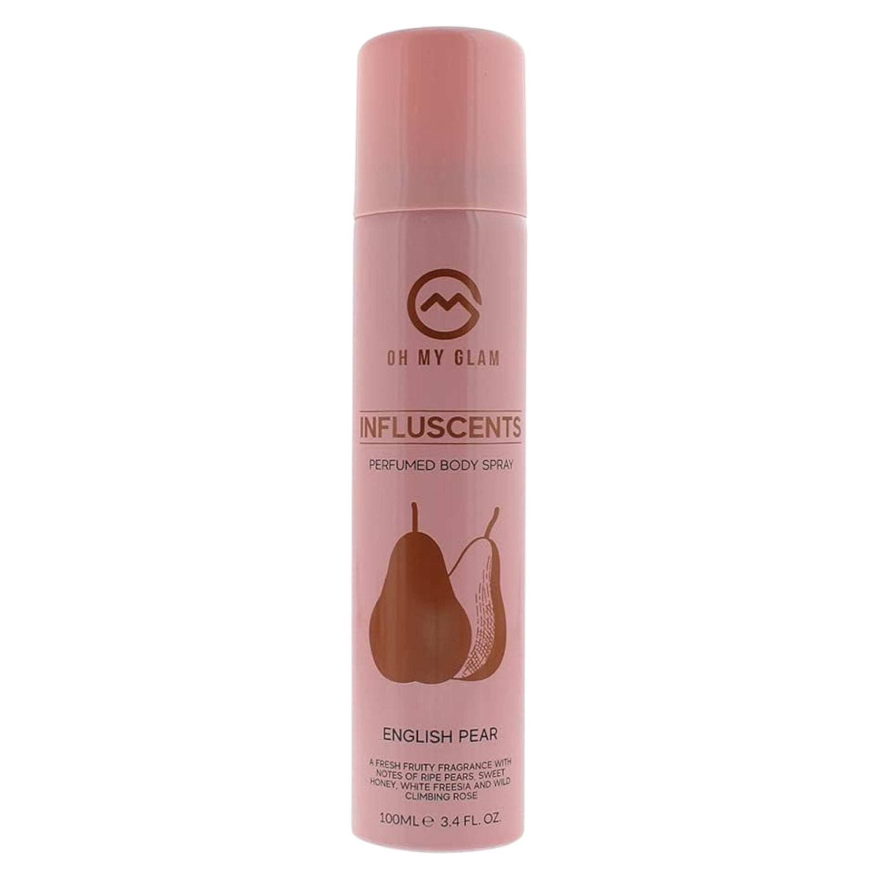 Oh My Glam, Influscents, Spray de corp, Pară englezească și frezie, 100 ml