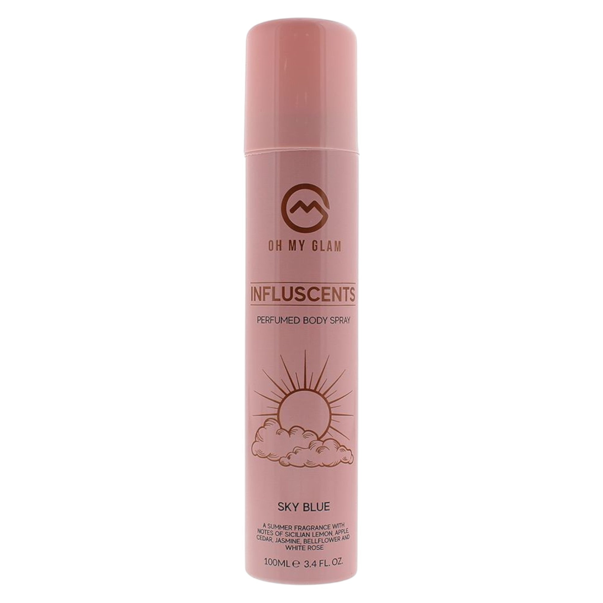 Oh My Glam, Influscents Sky Blue, Spray de corp, 100 ml