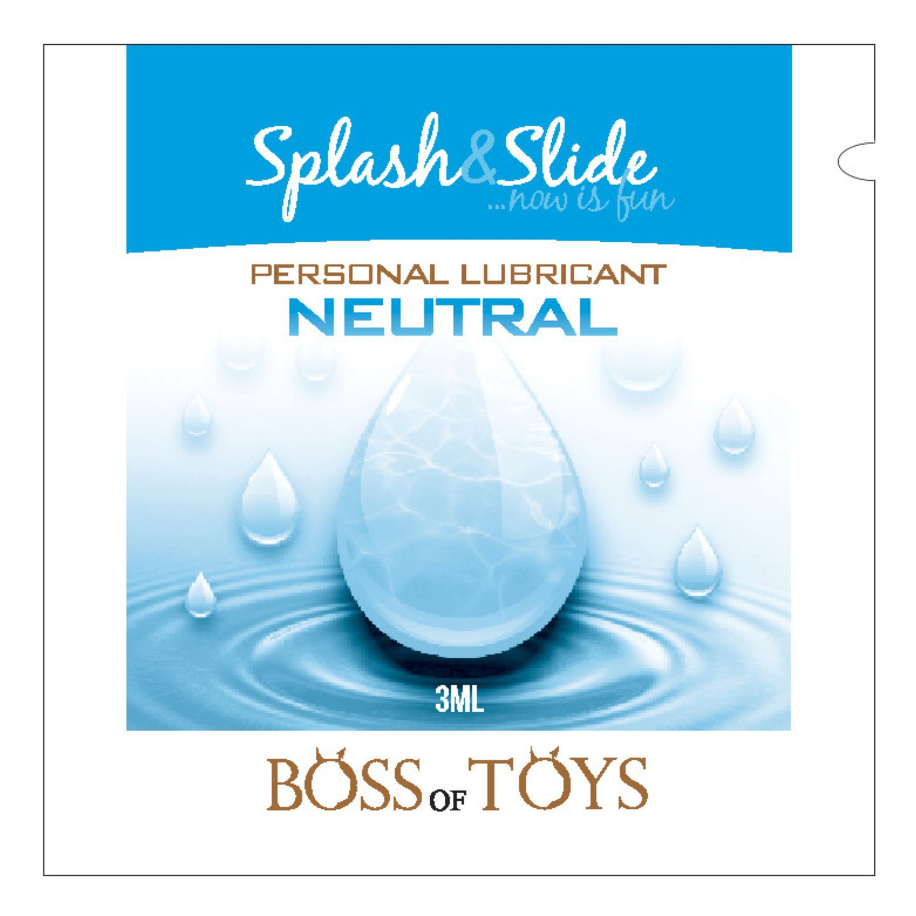 Gel hidratant pe bază de apă Boys of Toys Glide 3 ml