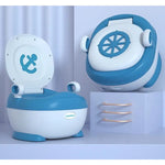 Olita pentru Copii, Flippy, +1an, Portabila, Design cu Ancora, cu Capac, Model Prietenos, Non-Toxic, Compartiment