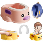 Olita pentru Copii, Flippy, +1an, Portabila, Design Ratusca, Model Prietenos, Non-Toxic, Compartiment Detasabil, cu