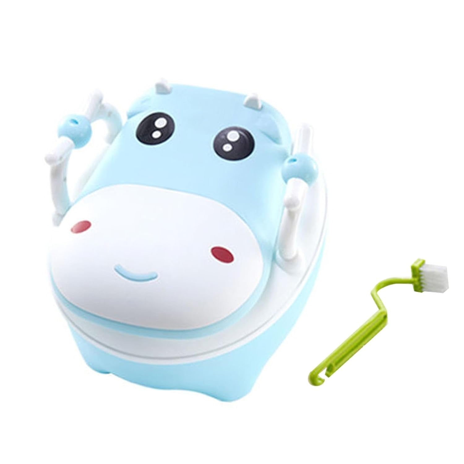Olita pentru Copii, Flippy, +1an, Portabila, Design Vacuta cu Capac, Model Prietenos, Non-Toxic, cu Manere,