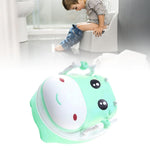 Olita pentru Copii, Flippy, +1an, Portabila, Design Vacuta cu Capac, Model Prietenos, Non-Toxic, cu Manere,