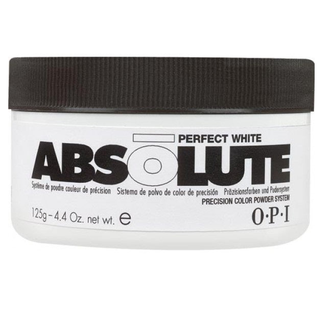 Opi, Absolute, Pudră acrilică pentru unghii, Alb perfect, 125 g - Olmarkt