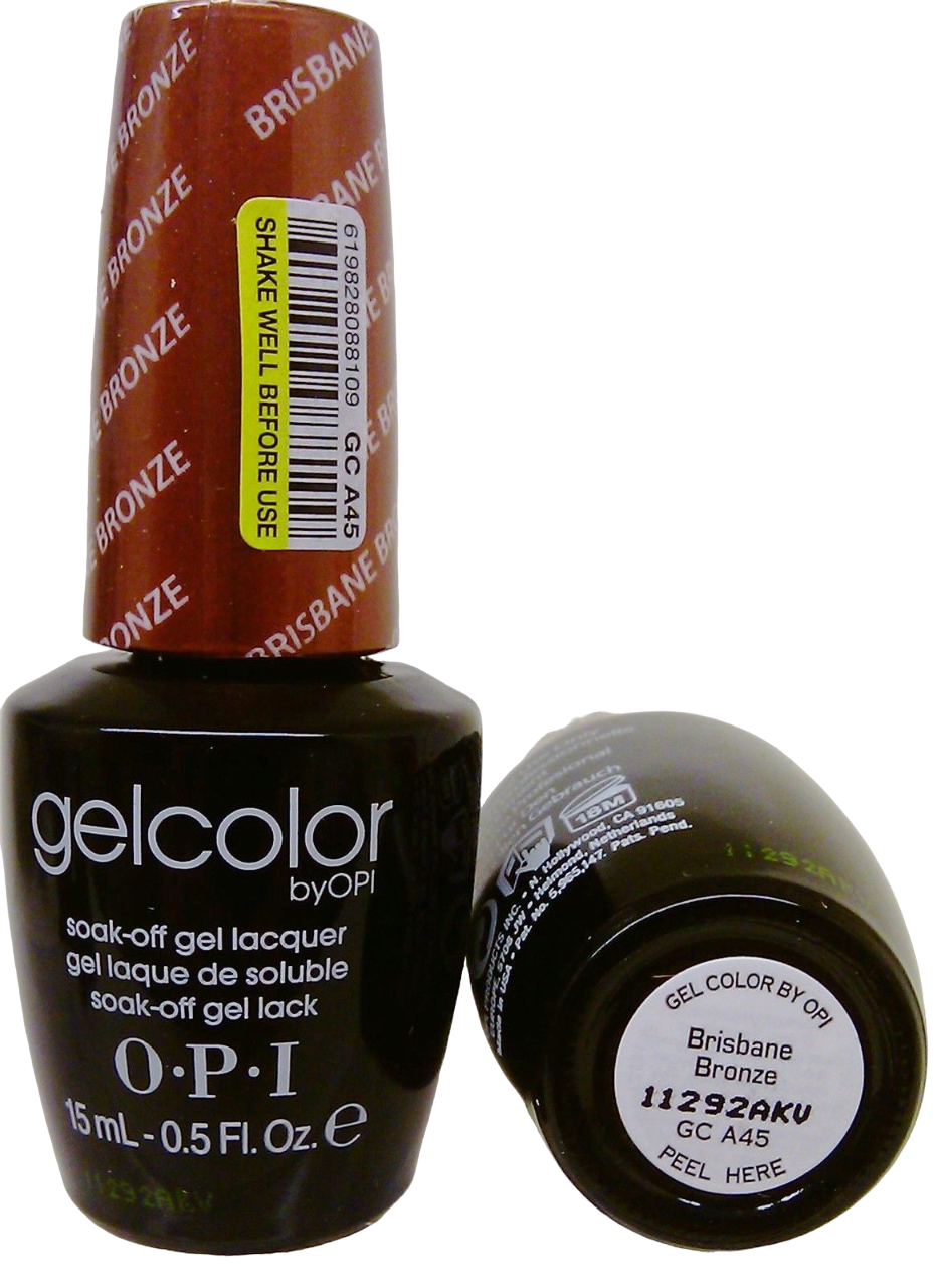 Opi, Gel Color, Ojă semipermanentă, GC A45, Bronzul din Brisbane, 15 ml - Olmarkt