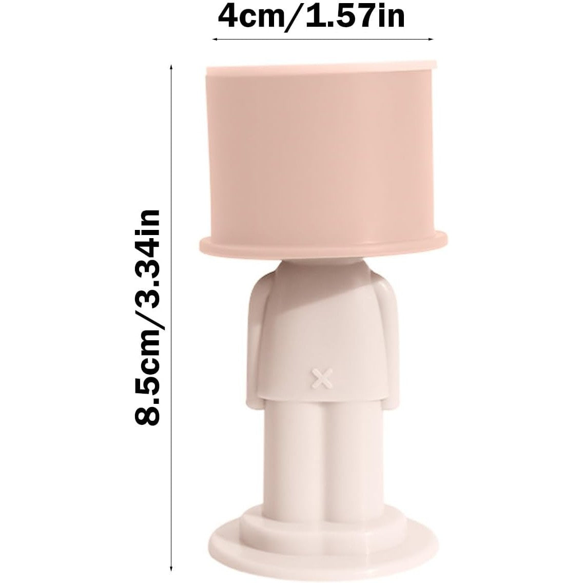 Opritor de Usa, Flippy, din Silicon, Model Magicial, cu Prindere de Perete, Anti-Coliziune, 4x 8.5 cm, Roz