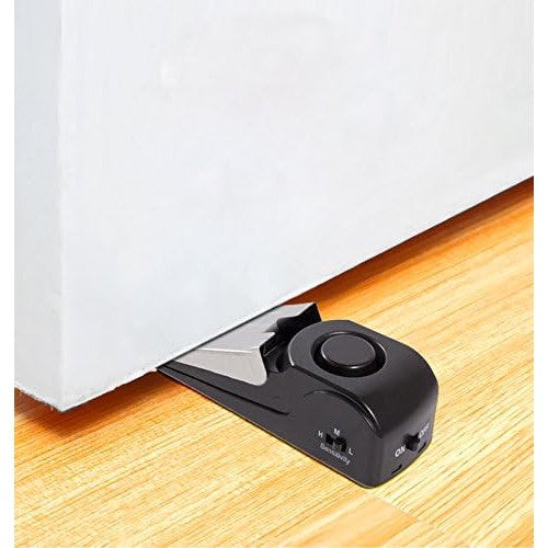 Opritor pentru Usa cu Alarma, Flippy, 120DB, cu Baterii, cu 3 Trepte de Sensibilitate, Antialunecare, Buton ON-OFF,