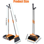 Set matura si faras cu coada, Flippy, Pentru uz casnic, Plastic/Otel, Portocaliu/Negru, Depozitare verticala,