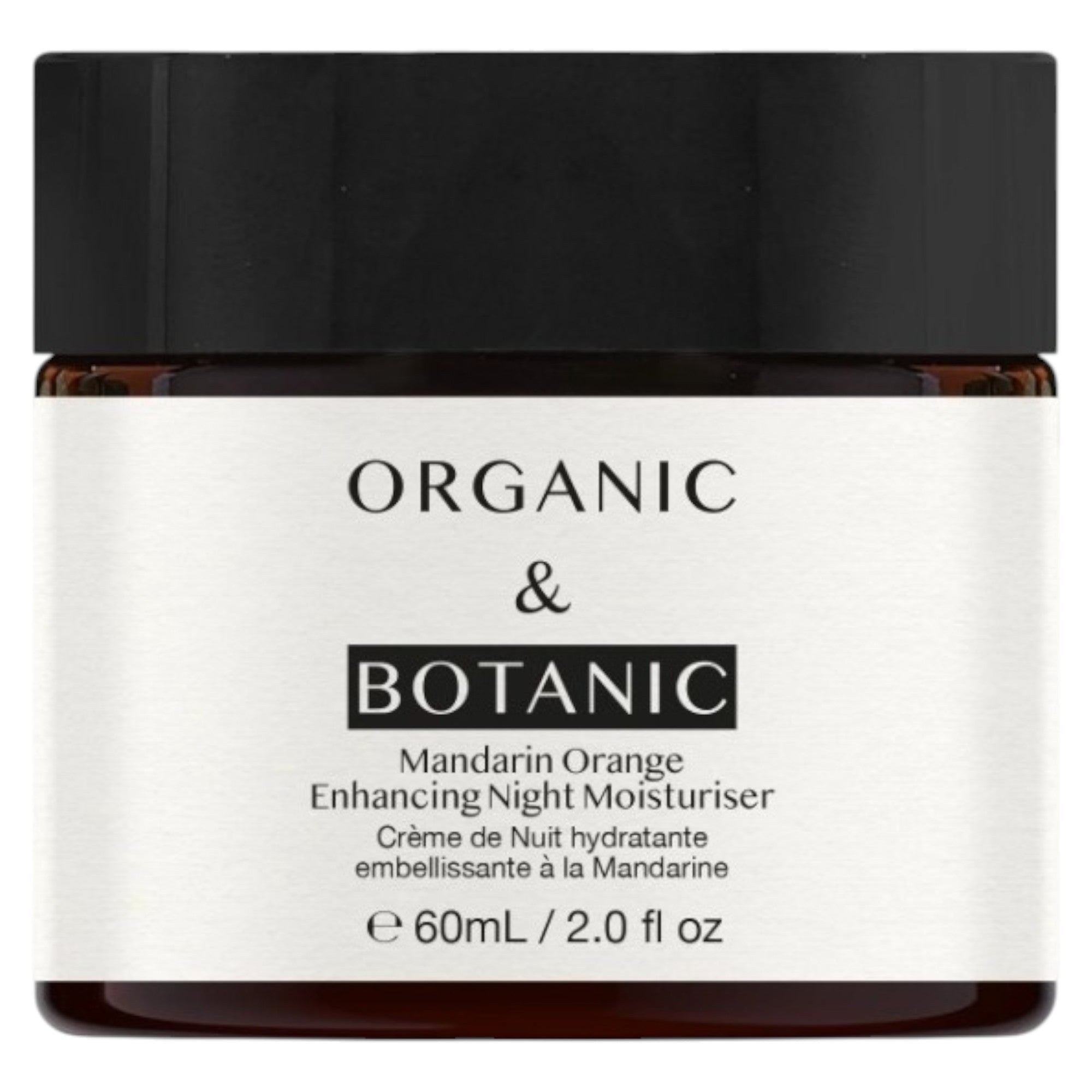 Organic & Botanic, Mandarin Orange, Hidratant, Noaptea, Smântână, Pentru față, 60 ml