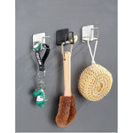 Organizator bucatarie Flippy cu adeziv, carlig-suport pentru burete, accesorii bucatarie, 5x5x3,5 cm, otel inoxidabil,