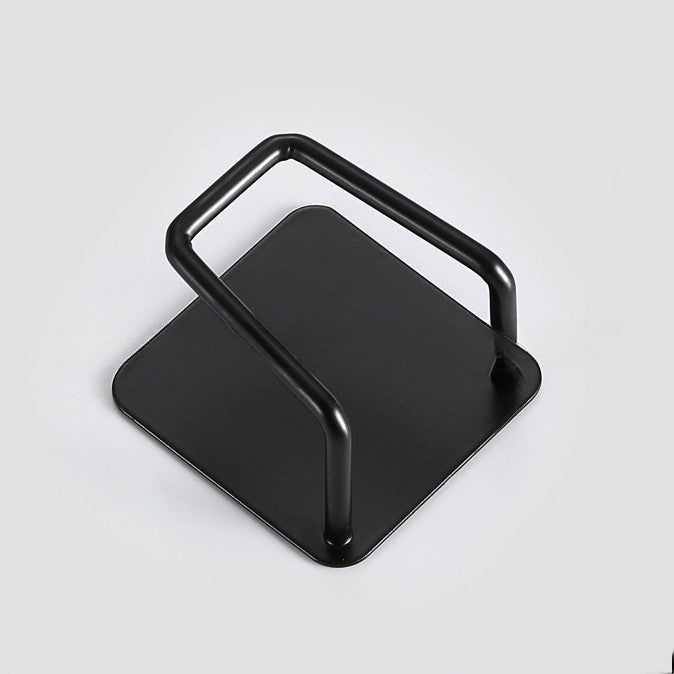 Organizator bucatarie Flippy cu adeziv, carlig-suport pentru burete, accesorii bucatarie, 5x5x3,5 cm, otel inoxidabil,