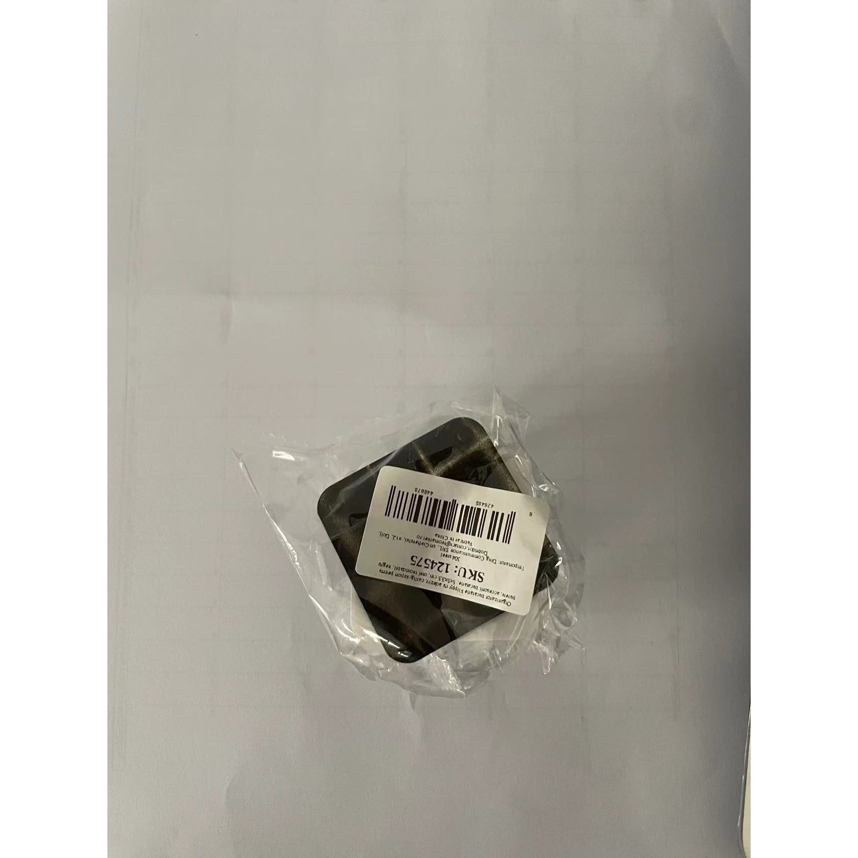 Organizator bucatarie Flippy cu adeziv, carlig-suport pentru burete, accesorii bucatarie, 5x5x3,5 cm, otel inoxidabil,