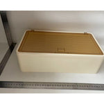 Organizator Cosmetice, Flippy, Montare pe Perete fara Perforare, 36.5x10.9x20 cm, cu 3 Rafturi, din PP si ABS, Bej, Usa