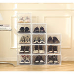 Organizator de Pantofi, Flippy, din PP+ABS, Usa Frontala Magnetica, Rezistenta la Praf, Anti-Oxidare, Utilizare