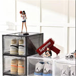 Organizator de Pantofi, Flippy, din PP+ABS, Usa Frontala Magnetica, Rezistenta la Praf, Anti-Oxidare, Utilizare