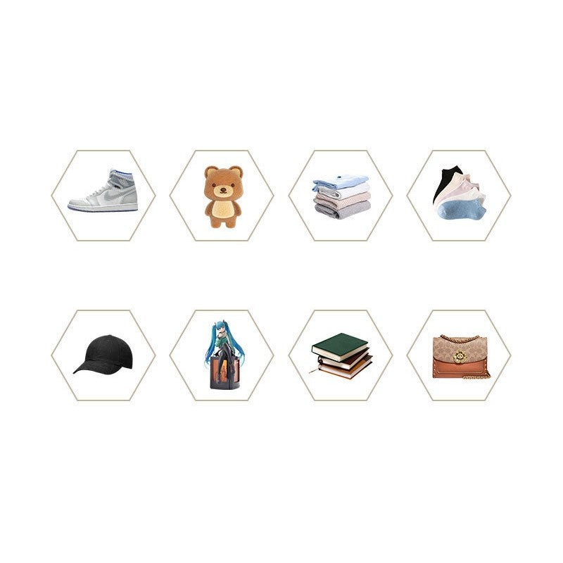 Organizator de Pantofi, Flippy, din PP+ABS, Usa Frontala Magnetica, Rezistenta la Praf, Anti-Oxidare, Utilizare