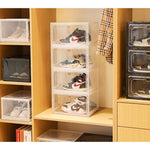 Organizator de Pantofi, Flippy, din PP+ABS, Usa Laterala Magnetica, Rezistenta la Praf, Anti-Oxidare, Utilizare