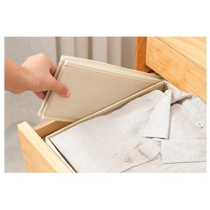 Organizator pentru Sertar, Flippy, 3 Marimi, pentru Lenjerie, Tricouri, Sosete, 6 Piese, Pliabil, Stivuibil, din