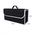Organizator Portbagaj Auto Pliabil, Flippy, Cutie Depozitare Multifunctionala, Material Textil Non Woven, 50 x 17 x 24
