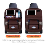 Organizator Spate Scaun Auto, Flippy, Masa Pliabila, Piele Ecologica, Impermeabil, Suport pentru Tableta, Sortare