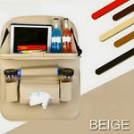 Organizator Spate Scaun Auto, Flippy, Masa Pliabila, Piele Ecologica, Impermeabil, Suport pentru Tableta, Sortare