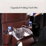Organizator Spate Scaun Auto, Flippy, Masa Pliabila, Piele Ecologica, Impermeabil, Suport pentru Tableta, Sortare