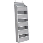 Organizator Suspendat pentru Usi, Flippy, din Nailon si Plasa, Baza de Carton Ingrosat, 5 Buzunare Principale + 5