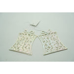 Ornament brad de Craciun, Perlat, in forma de Cadou, 9 cm x 11 cm, Plastic, Flippy