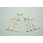 Ornament brad de Craciun, Perlat, in forma de Cadou, 9 cm x 11 cm, Plastic, Flippy