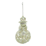 Ornament brad de Craciun, Perlat, in forma de Om de zapada, 8 cm x 13 cm, Plastic, Flippy