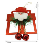 Ornament brad, Flippy, Cadou cu clopotei, Rosu, Lucios, 15*20CM, Acril, Interior/ Exterior