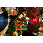 Ornament brad, Flippy, Casa, Auriu, Lucios, 10*25CM, Acril, Interior/ Exterior
