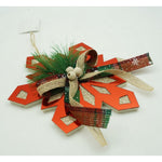 Ornament brad, Flippy, Fulg de nea, Rosu, Lucios, 15*15CM, Acril, Interior/ Exterior