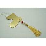 Ornament brad, Flippy, Gheata, Auriu, Lucios, 10*25CM, Acril, Interior/ Exterior