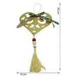 Ornament brad, Flippy, Inima, Auriu, Lucios, 15*26CM, Acril, Interior/ Exterior