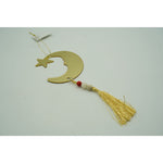 Ornament brad, Flippy, Luna, Auriu, Lucios, 10*25CM, Acril, Interior/ Exterior