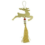 Ornament brad, Flippy, Ren, Auriu, Lucios, 10*25CM, Acril, Interior/ Exterior