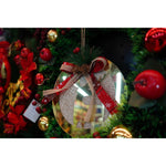 Ornament brad, Flippy, Ren, Auriu, Lucios, 17*17CM, Acril, Interior/ Exterior