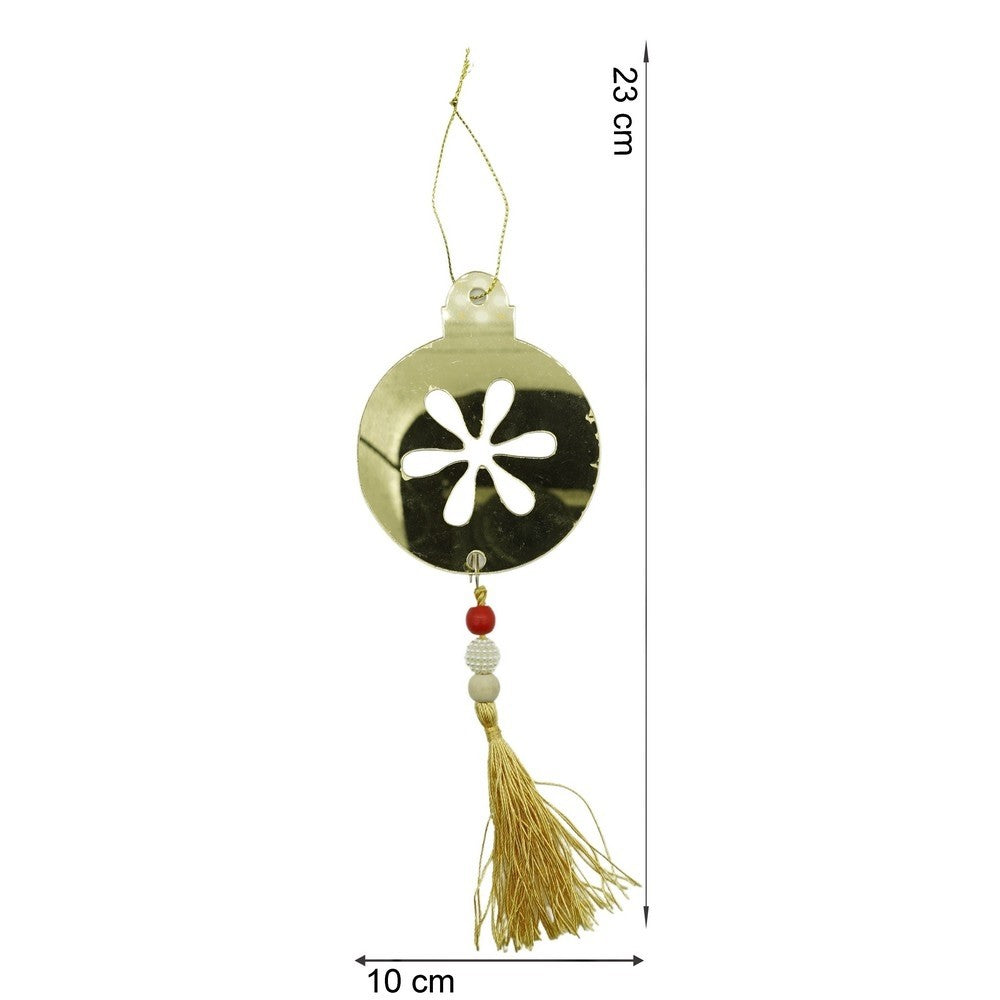 Ornament brad, Flippy, Rotund, Auriu, Lucios, 10*23CM, Acril, Interior/ Exterior