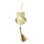 Ornament brad, Flippy, Rotund, Auriu, Lucios, 10*23CM, Acril, Interior/ Exterior