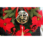 Ornament brad, Flippy, Rotund, Auriu, Lucios, 15*26CM, Acril, Interior/ Exterior