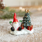 Ornament de Craciun din Rasina pentru Decor, Flippy, Model Mss Craciun cu Brad, Decoratiune de Birou pentru Craciun,