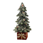 Ornament Decoratiune de Craciun, Flippy, Decoratiune Mica pentru Craciun din Rasina, Model Brad Impodobit cu Cadouri,