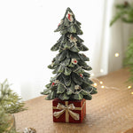Ornament Decoratiune de Craciun, Flippy, Decoratiune Mica pentru Craciun din Rasina, Model Brad Impodobit cu Cadouri,