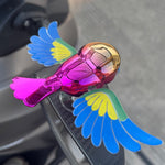 Ornament Decorativ Auto, Flippy, Model Pasare Zburatoare pentru Moto/Auto, din plastic Rezistent, 14.5 x 8 x 5,