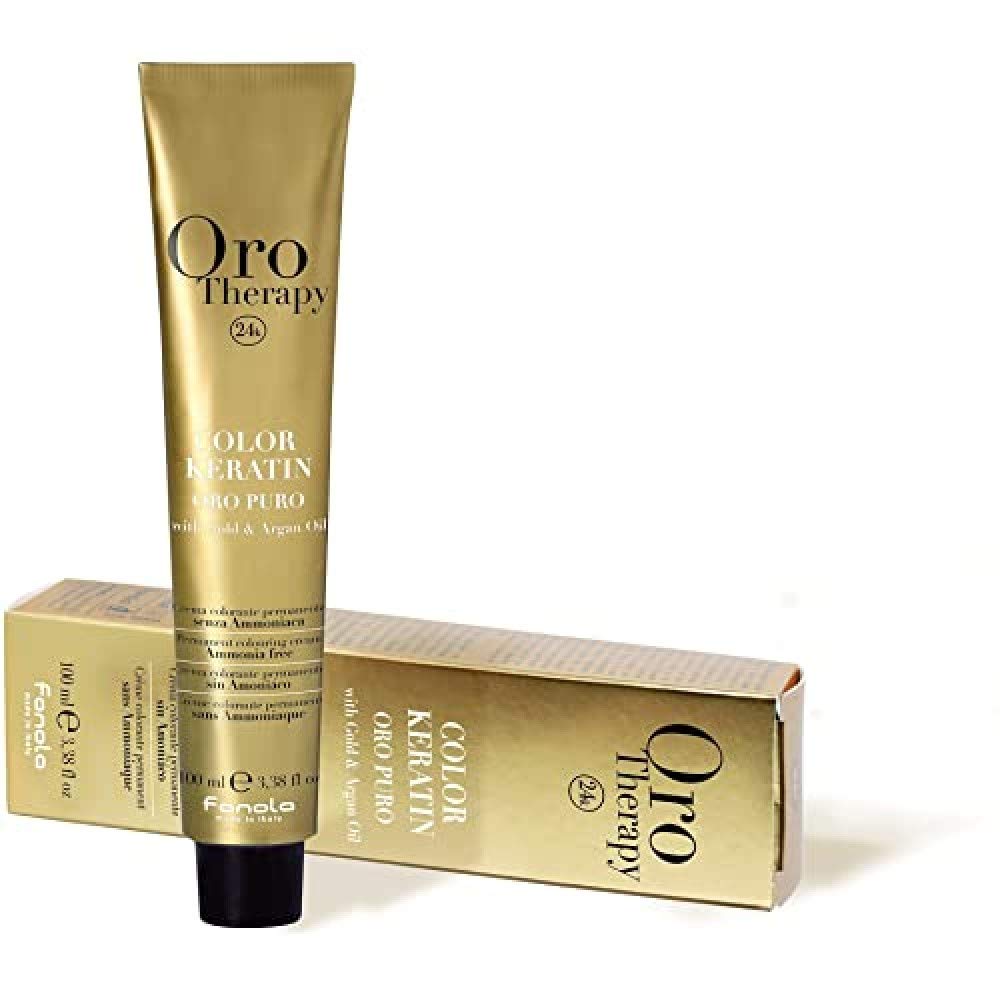 Oro Therapy, 24k Oro Puro, Fără amoniac, Vopsea permanentă de păr, 5.6 Light Brown Red, 100 ml - Olmarkt
