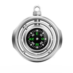 Fidget Spinner Busola Palm, Flippy, Tip Giroscop Rotativ, Model Pandativ / Breloc, Antistress, Aliaj Zinc, 48x42x12 mm,