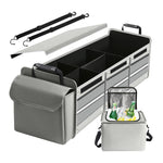 Organizator Auto pentru Portbagaj, Flippy, Model Pliabil, din Panza, cu Geanta Termoizolanta Detasabila, 3